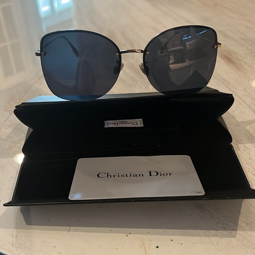 Christian Dior rimless sunglasses